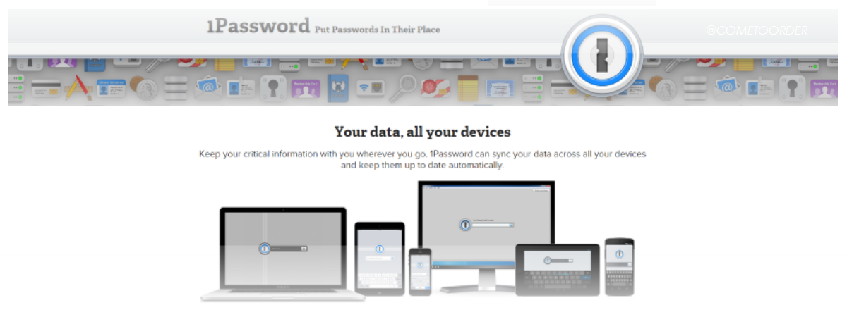 No More Sticky Notes:  1Password App