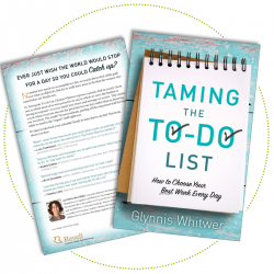 Practical, easy-to-apply advice to tame your to-do list and make the most of every day with your family from Proverbs 31 author Glynnis Whitwer. #entertowin