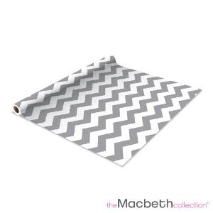 Self Adhesive Shelf Liner - 2 Pack - Rugby Chevron Graphite